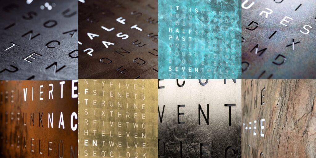 QLOCKTWO
QLOCKTWO banner image QLOCKTWO UK retailer
QLOCKTWO Certified Expert QLOCKTWO Lake District QLOCKTWO EARTH
luxury word clock
contemporary design objects handcrafted German timepieces